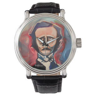Edgar Allan Poe pelo relógio desproporcionado de
