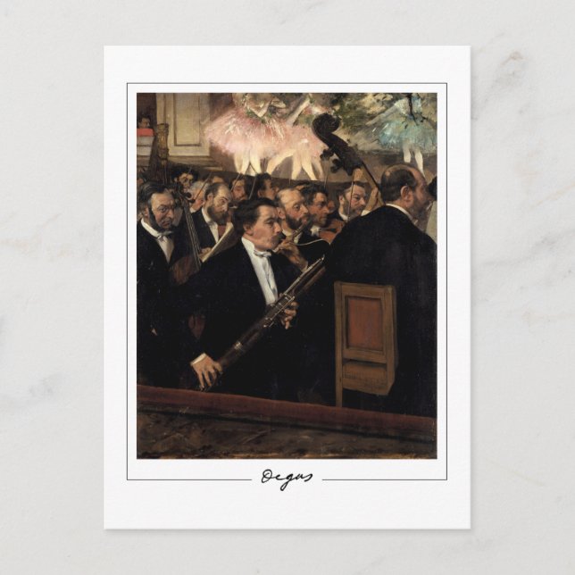 Edgar Degas #12 - Cartão Postal de Arte Fina (Frente)