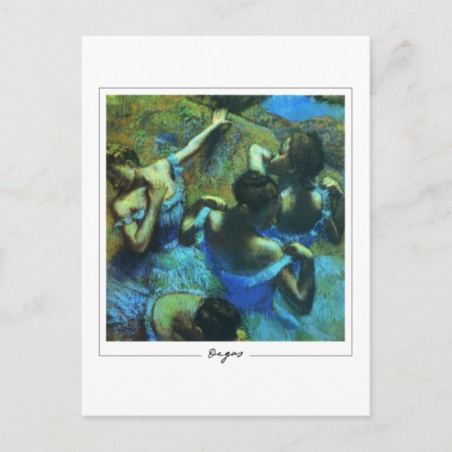 Edgar Degas #61 - Cartão Postal de Arte Refinada (Frente)