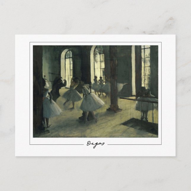 Edgar Degas #7-2 - Cartão Postal de Arte Fina (Frente)