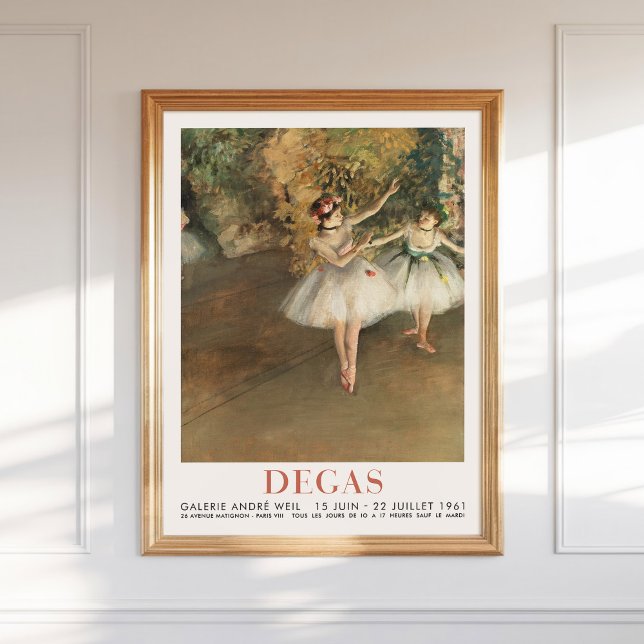 Edgar Degas Dois Dançarinos na Impressão de Balé d (Criador carregado)