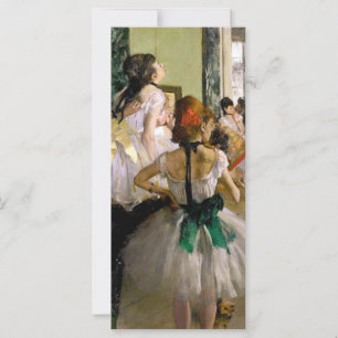 Edgar Degas O Cartão De Classe De Dança