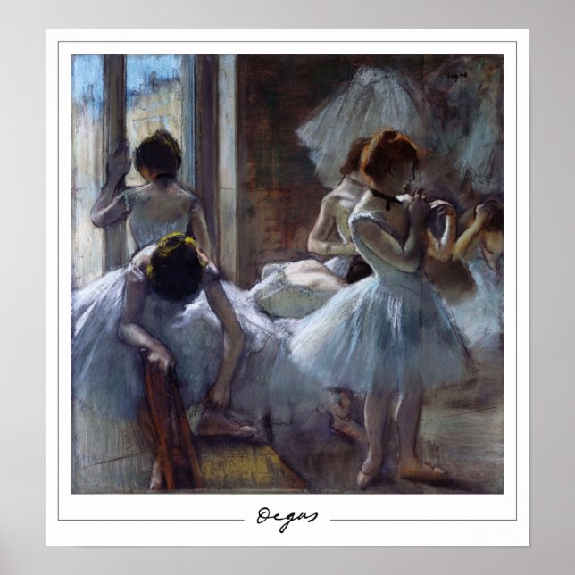 Edgar Degas Zedign Art Poster nº 1 (Frente)