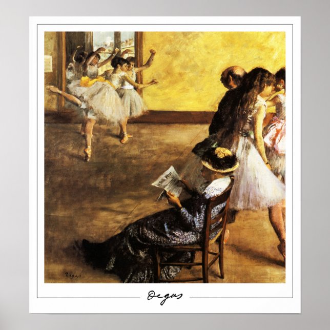 Edgar Degas Zedign Art Poster nº 152-2 (Frente)