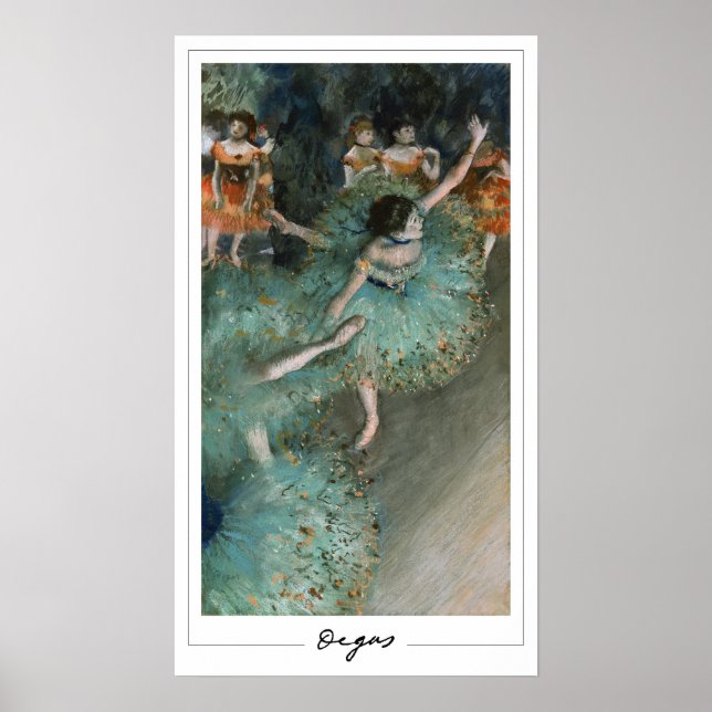 Edgar Degas Zedign Art Poster nº 18 (Frente)