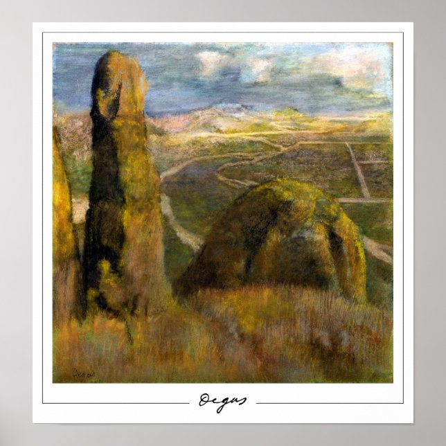 Edgar Degas Zedign Art Poster nº 19 (Frente)