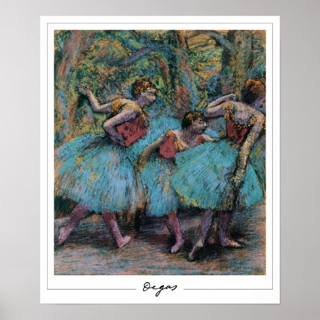 Edgar Degas Zedign Art Poster nº 26 (Frente)