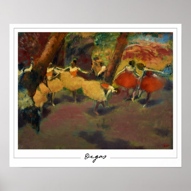 Edgar Degas Zedign Art Poster nº 28-2 (Frente)