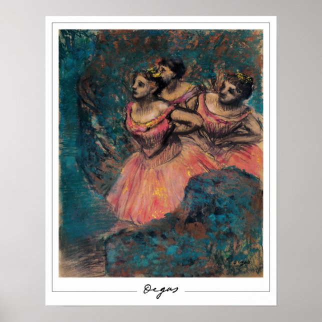 Edgar Degas Zedign Art Poster nº 37 (Frente)