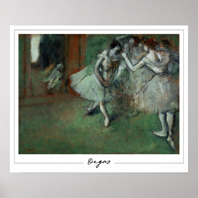 Edgar Degas Zedign Art Poster nº 4 (Frente)