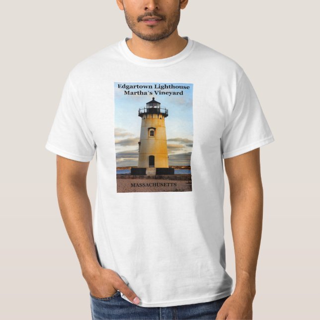 Edgartown Lighthouse, Massachusetts T-Shirt (Frente)