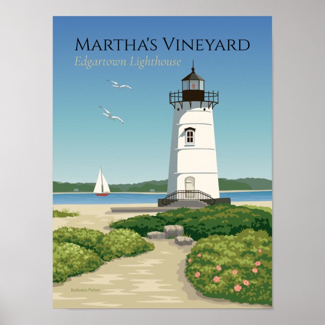 Edgartown Lighthouse Poster (Frente)