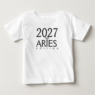 Edição Áries 2027 com símbolo Baby T-Shirt
