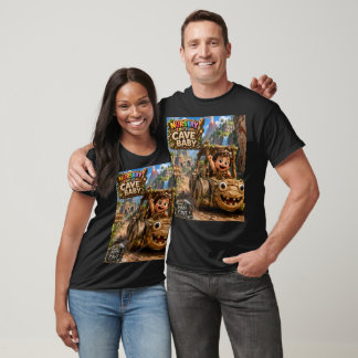 Edição de caverna para T-shirts de bebês crianças/