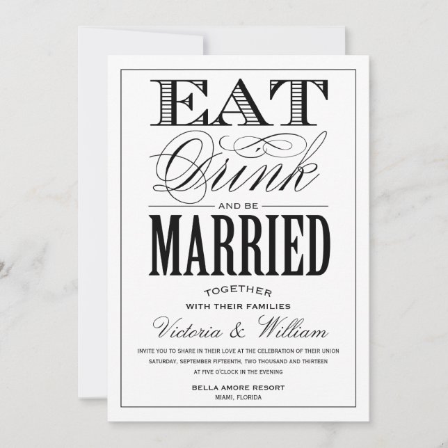 EDIÇÃO DO NAVIO DO INVERNO | CONVITE DE CASAMENTO  (Frente)