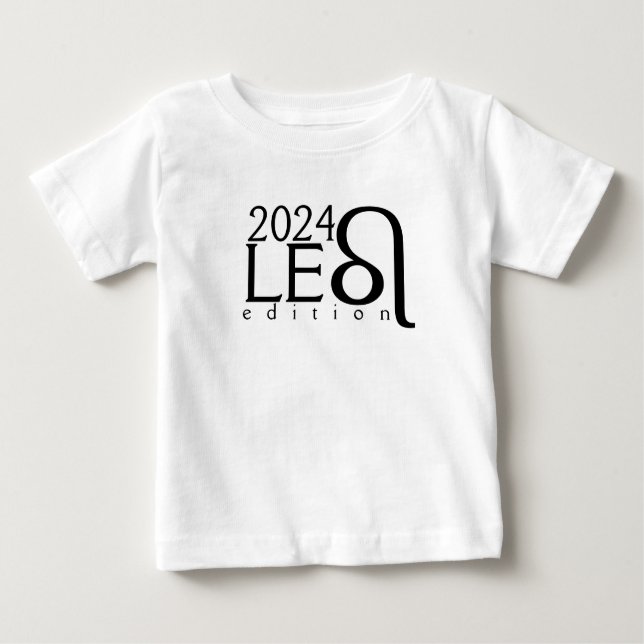 Edição Leo 2024 com símbolo Baby T-Shirt (Frente)