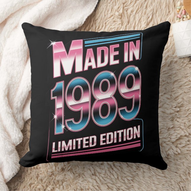 Edição Limitada Retro 1989 Almofada de Lançamento (Cobertor)