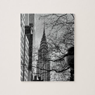 Edifício Manhattan Chrysler em quebra-cabeça de in