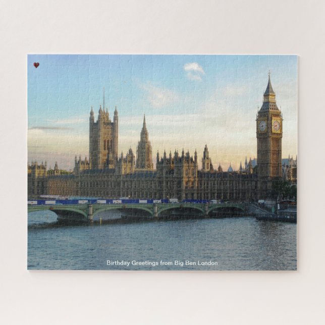 Edifícios do Parlamento Londres Quebra-Cabeça (Horizontal)