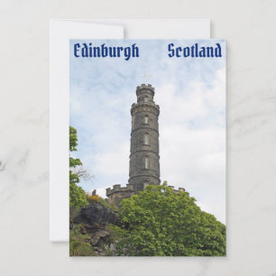 Edimburgo, cartão da Escócia
