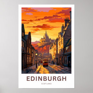 Edinburgh Scotland Viagem Impressão