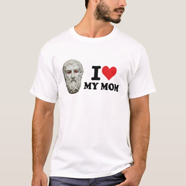 Édipo "Eu amo minha mãe" T-Shirt (Frente)