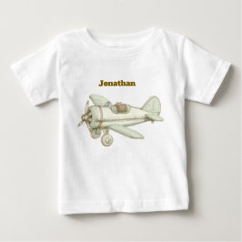 Editable Vintage Neutral Baby T-Shirt 