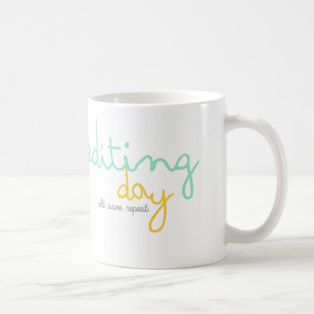 Editando a caneca de café do dia (Direita)