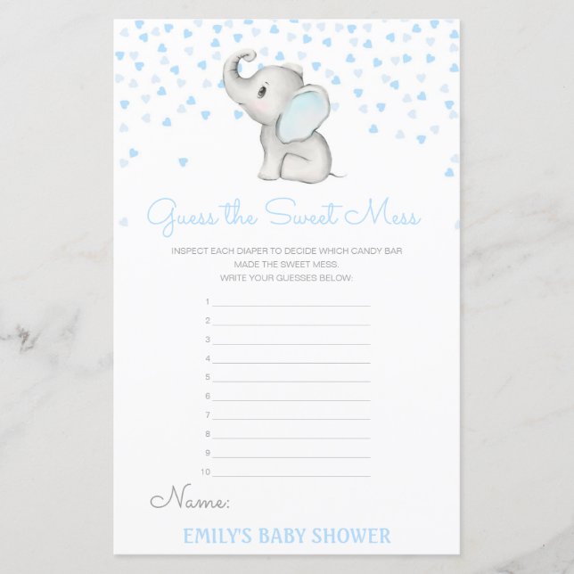 Editável, acho a doce Mess, Fralda suja (Frente)