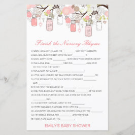 Editável Concluir a Rhyme do Enfermeiro com Respos