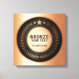 EDITÁVEL DO Campeão de Bronze IMPRESSÃO DIY MEDAL