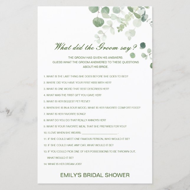 Editável o que o noivo disse (Frente)