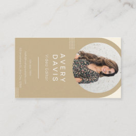 Editor de vídeo cartão de visita