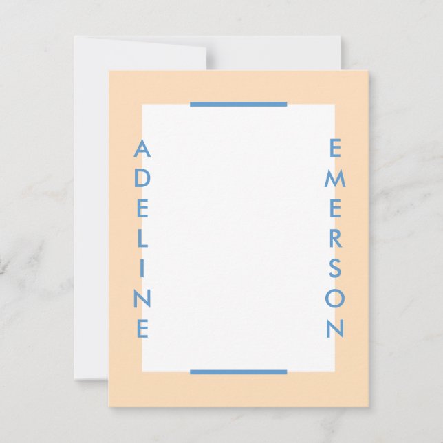 Editorial Modern Typografia Stationery - Dourado (Frente)