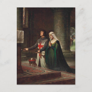 Edmund Blair Leighton - O Cartão Postal da Dedicaç