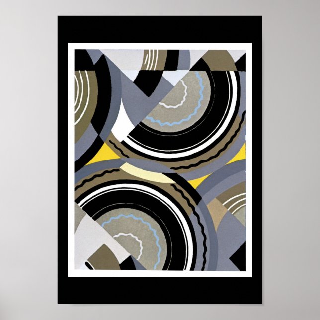 Edouard Benedictus Jazz Art Poster (Frente)