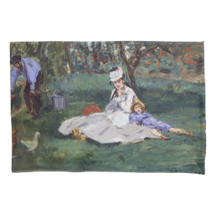Edouard Manet - A família Monet em seu jardim