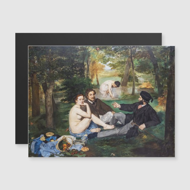 Edouard Manet - Almoço na Relva (Frente/Verso)