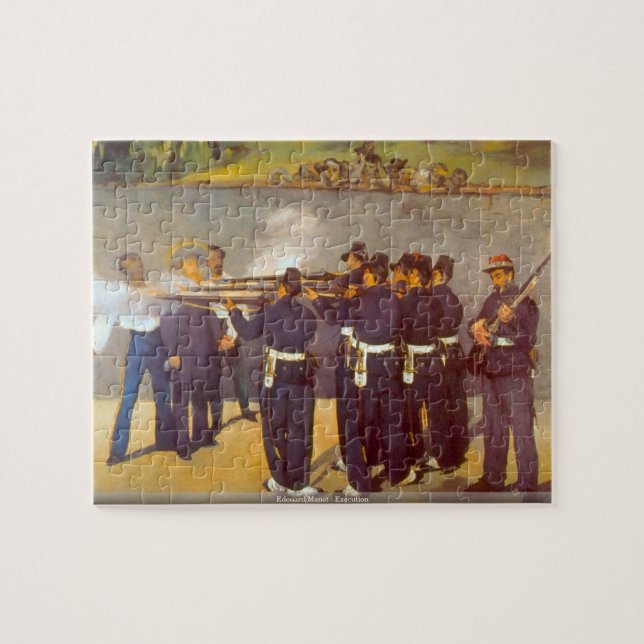 Edouard Manet - quebra-cabeça da execução (Horizontal)