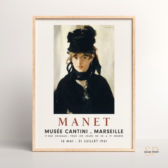 Édouard Manet Retrait Berthe Morisot Art Impressão (Criador carregado)
