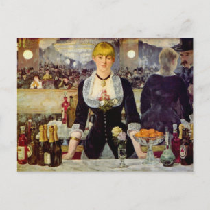 Edouard Manet - Um Bar no Cartão Folies-Bergere