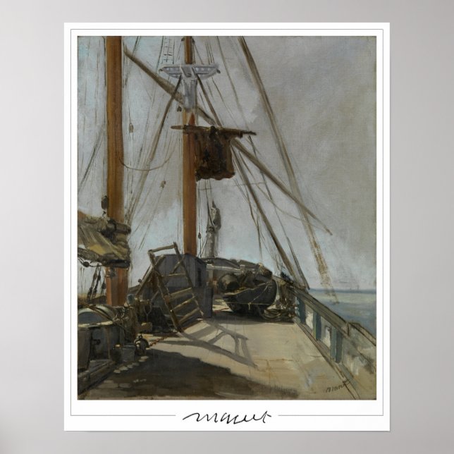 Édouard Manet Zedign Art Poster nº 13 (Frente)