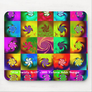 "EDREDÃO SELVAGEM de SWIRLY", Mousepad