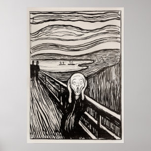 Edvard Munch, A Famosa Do Impressão Do Lithógrafo 