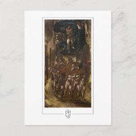 Edward Burne-Jones #16 - Cartão postal de arte fin