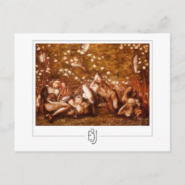 Edward Burne-Jones #18 - Cartão postal de arte fin