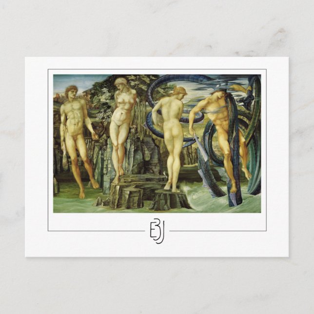 Edward Burne-Jones #19 - Cartão postal de belas ar (Frente)