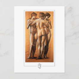 Edward Burne-Jones #251 - Cartão postal de arte fi