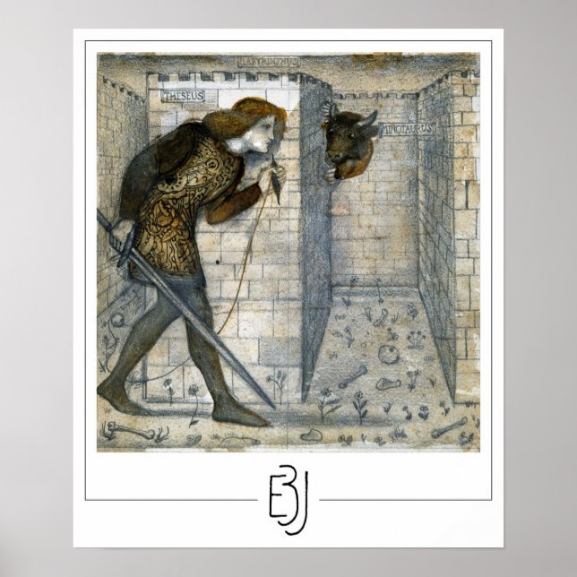 Edward Burne-Jones Zedign Art Poster nº 134 (Frente)