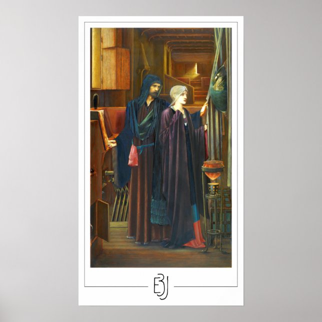 Edward Burne-Jones Zedign Art Poster nº 21 (Frente)